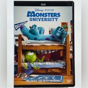 Monsters University on DVD.